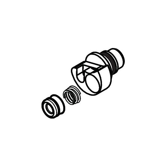 Hansgrohe AXOR Verteiler für Montreux Wannenarmatur, Aufputz, 98591000