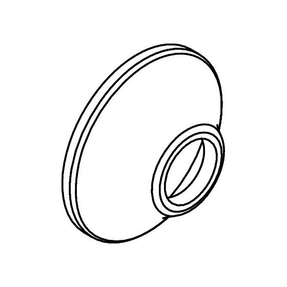 Hansgrohe AXOR Rosette, Durchmesser 70mm, 96346000