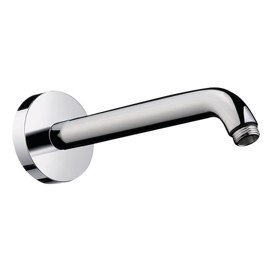 hansgrohe Brausearm 230mm DN 15, Chrom, Ausladung 67 Grad ohne Kugelgelenk