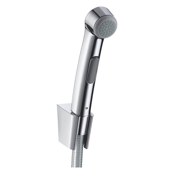 hansgrohe Handbrause Bidette chrom mit Schlauch und Porter S