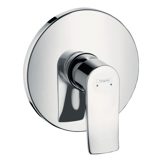 hansgrohe Metris Brausenmischer Unterputz Fertigset, Chrom