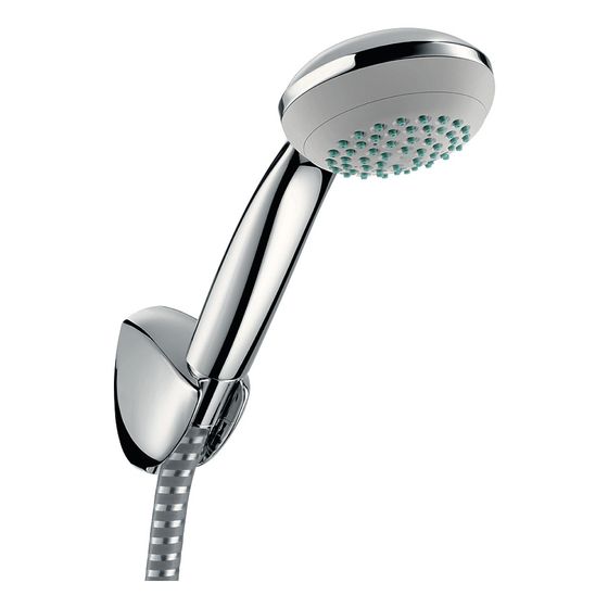 hansgrohe Crometta 85 Brausehalterset Mono mit Brauseschlauch 1,25m, Chrom