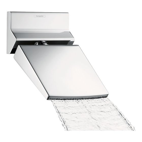 hansgrohe Raindance Rainfall Kopfbrause 150mm 1jet 18l/min DN 15, Chrom Regendusche