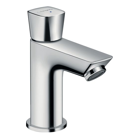 hansgrohe Logis Standventil 80mm, Chrom für Kaltwasser oder vorgemischtes Wasser ohne Garnitur