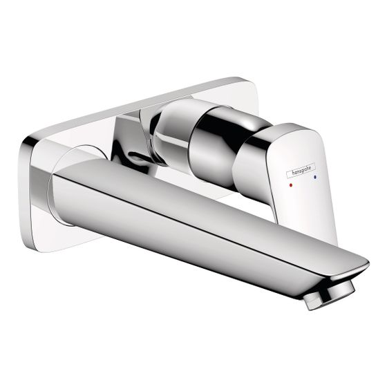 hansgrohe Logis Einhebel-Waschtischmischer Unterputz 5l/min Chrom mit 195mm Auslauf für Wandmontage