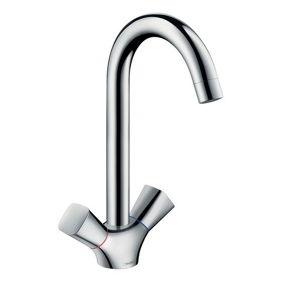 hansgrohe Logis M31 2-Griff Küchenmischer 220mm 1jet, Chrom