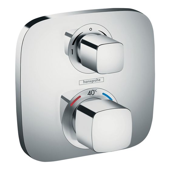 hansgrohe Ecostat E Thermostat Unterputz für 2 Verbraucher, Chrom