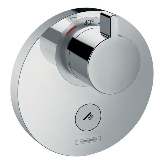 hansgrohe Shower Select S Thermostat HighFlow Unterputz Chrom für 1 Verbraucher und einen zusätzlichen Abgang