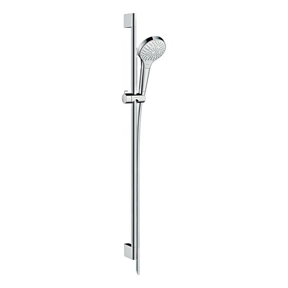 hansgrohe Croma Select S Brauseset 110mm Multi mit Brausestange 900mm 16l/min Weiß/Chrom