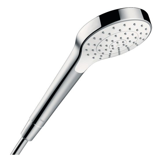 hansgrohe Croma S Handbrause 110mm 1jet 9l/min EcoSmart, Weiß/Chrom