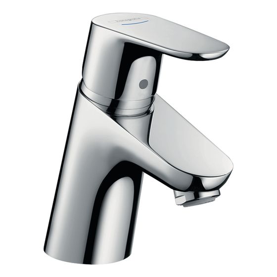 hansgrohe Focus Standventil 70mm, mit Hebelgriff für Kaltwasser oder vorgemischtes Wasser ohne Garnitur, Chrom