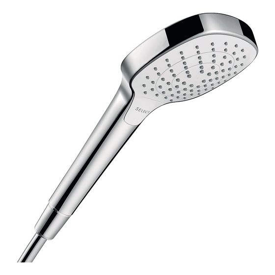 hansgrohe Croma Select E Handbrause 110mm Vario 14,7l/min, Weiß/Chrom