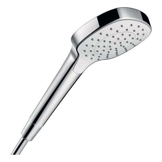 hansgrohe Croma E Handbrause 110mm 1jet 16l/min, Weiß/Chrom