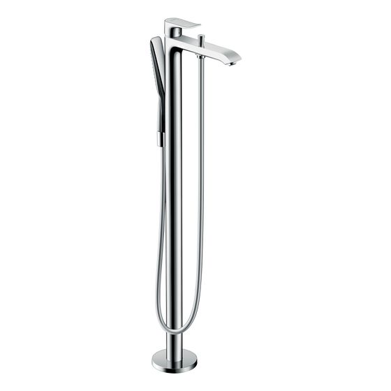 hansgrohe Metris Einhebel-Wannenmischer bodenstehend, Chrom