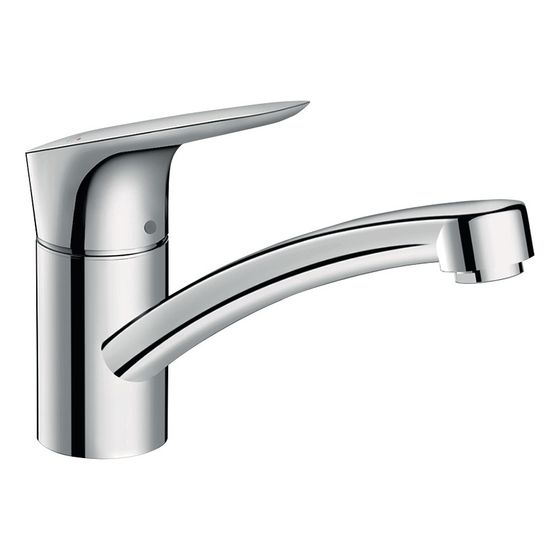 hansgrohe Logis M31 Einhebel-Küchenmischer 120mm Niederdruck/offene Warmwasserbereiter, 1jet, Chrom