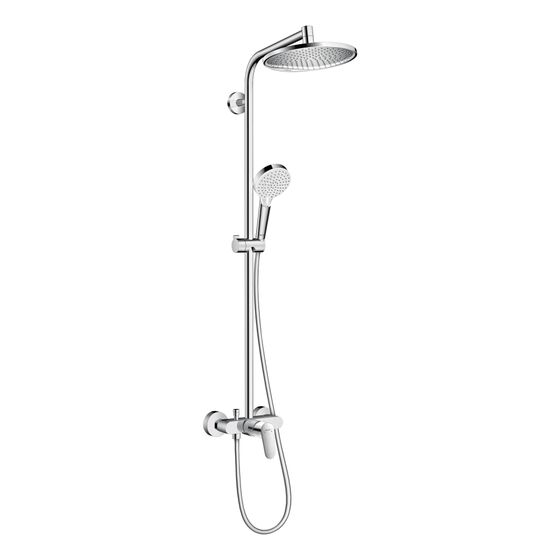 hansgrohe Crometta S Showerpipe 240mm 1jet 15l/min mit Einhebelmischer, Chrom