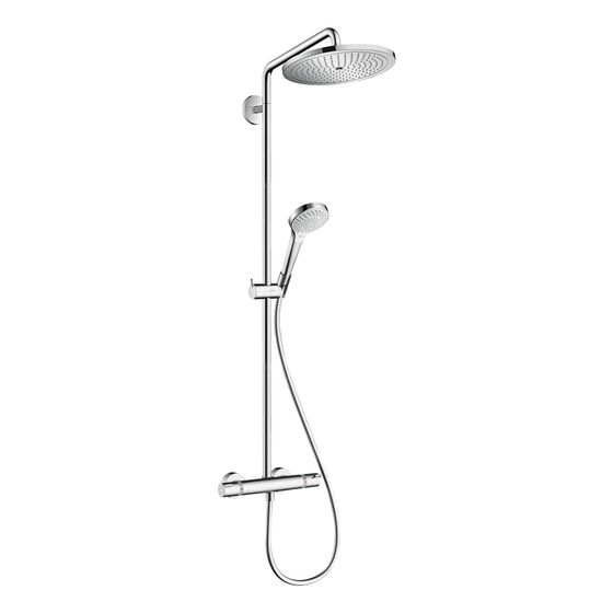 hansgrohe Croma Select S Showerpipe 280mm 1jet 15,7l/min mit Thermostat, Chrom