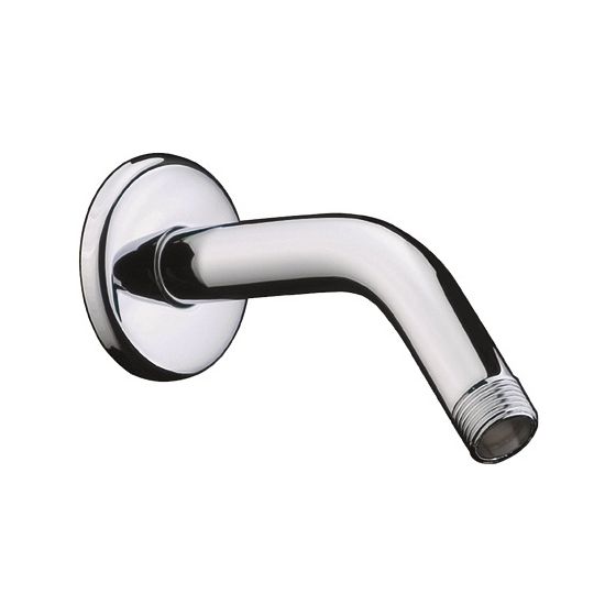 hansgrohe Brausearm 128mm DN 15, Chrom, Ausladung 45 Grad