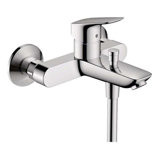 hansgrohe Logis Einhebel-Wannenmischer Aufputz 20l/min, Chrom