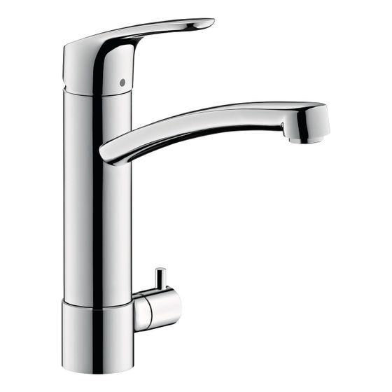 hansgrohe Focus M41 Einhebel-Küchenmischer 200mm 12l/min Geräteabsperrventil, 1jet, Chrom