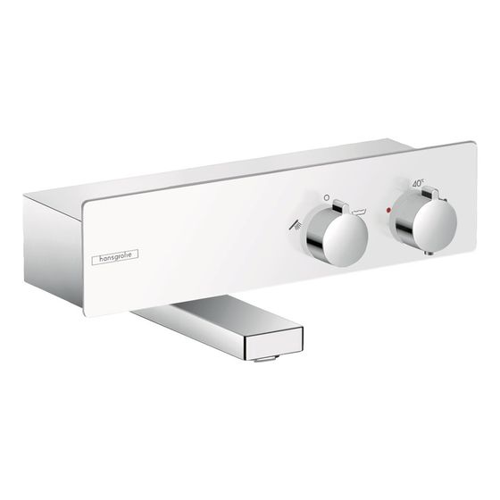 hansgrohe Thermostat ShowerTablet 350 Wanne Aufputz DN15 weiß/chrom