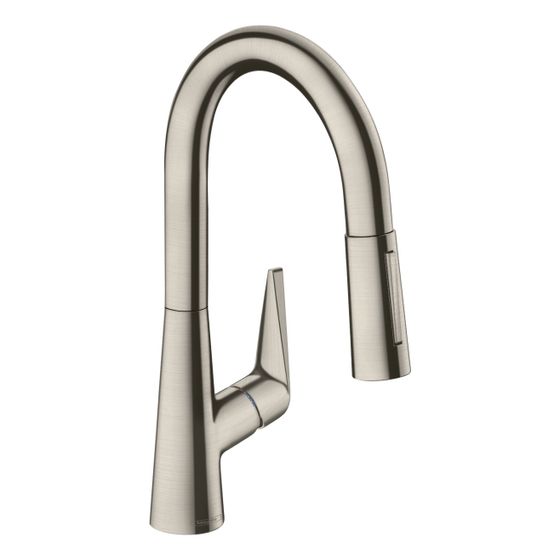 hansgrohe Talis M51, Einhebel-Küchenmischer 160mm 9l/min sBox, Edelstahl Finish, 2jet Ausziehbrause