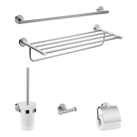 hansgrohe Logis Universal Bad-Accessoire Set 5-teilig, Chrom