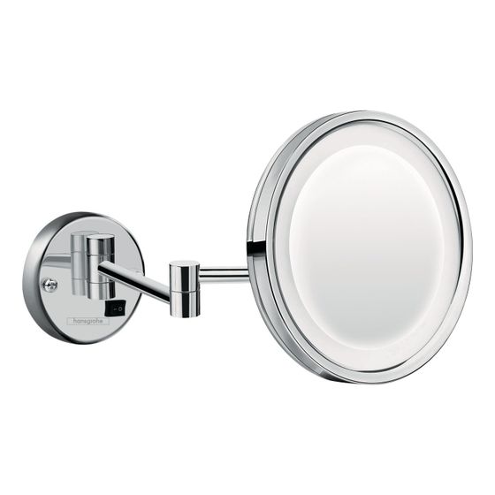 hansgrohe Logis Universal Rasierspiegel mit LED Leuchte, Chrom