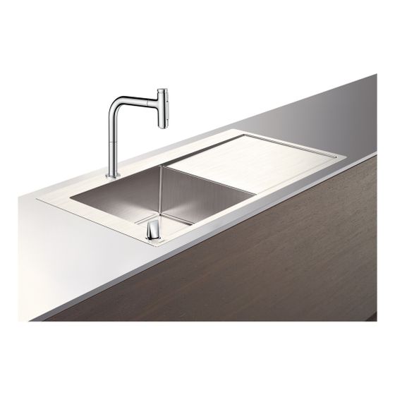 hansgrohe Spülencombi 450 mit Abtropffläche C71-F450-12 chrom