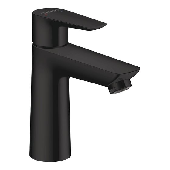 Hansgrohe Talis E Einhebel-Waschtischmischer 110mm, ohne Ablaufgarnitur, Mattschwarz