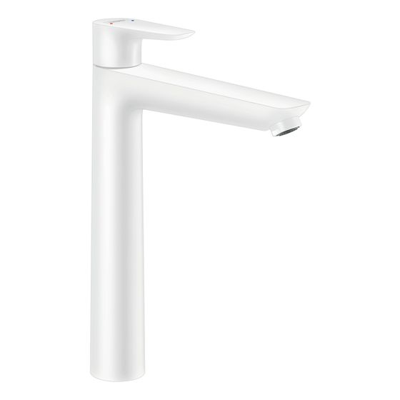 Hansgrohe Talis E Einhebel-Waschtischmischer 240mm, ohne Ablaufgarnitur, Mattweiß