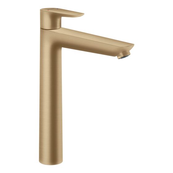 Hansgrohe Talis E Einhebel-Waschtischmischer 240mm, mit Zugstangen-Ablaufgarnitur, Brushed Bronze
