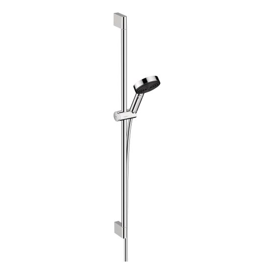 hansgrohe Pulsify Select S Brauseset 105mm 3jet Relaxation mit Brausestange 900mm 11,4l/min Chrom