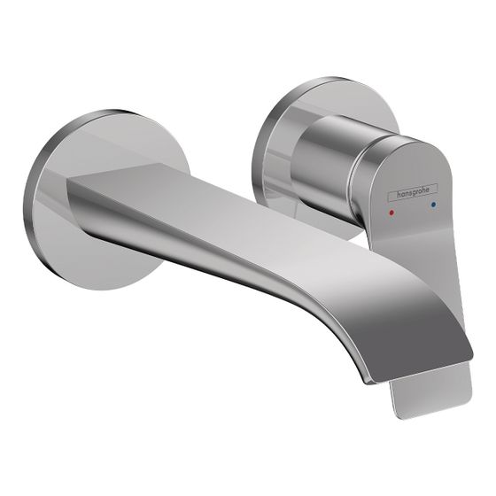 hansgrohe Vivenis Einhebel-Waschtischmischer Unterputz mit Auslauf 192mm 5l/min Chrom für Wandmontage