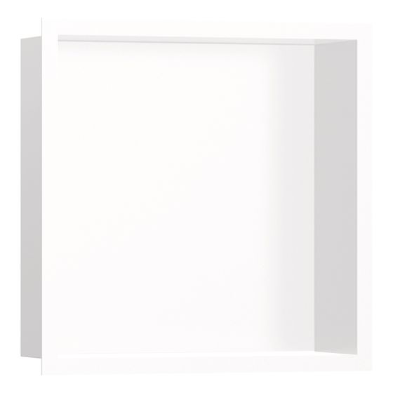 hansgrohe XtraStoris Individual Wandnische Mattweiß, mit Designrahmen 300x300x100mm
