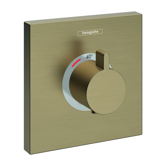 hansgrohe Thermostat Unterputz ShowerSelect Highflow Fertigset bronze gebürstet