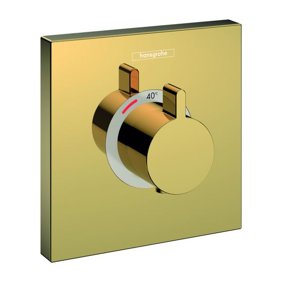 hansgrohe Thermostat Unterputz ShowerSelect Highflow Fertigset gold gebürtstet