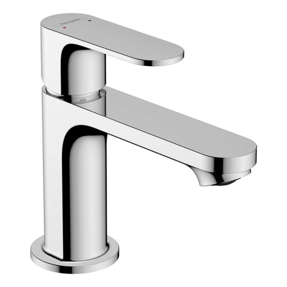 Hansgrohe Rebris S Einhebel-Waschtischmischer 80mm, mit Zugstangen-Ablaufgarnitur, Chrom