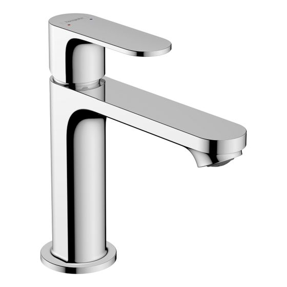 hansgrohe Rebris S Einhebel-Waschtischmischer 110mm 5l/min Chrom mit Zugstangen-Garnitur