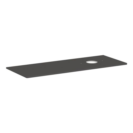 Hansgrohe Xelu Q Konsole 1360x550mm, Ausschnitt rechts für Aufsatzwaschtisch ohne Hahnloch, Diamantgrau Matt