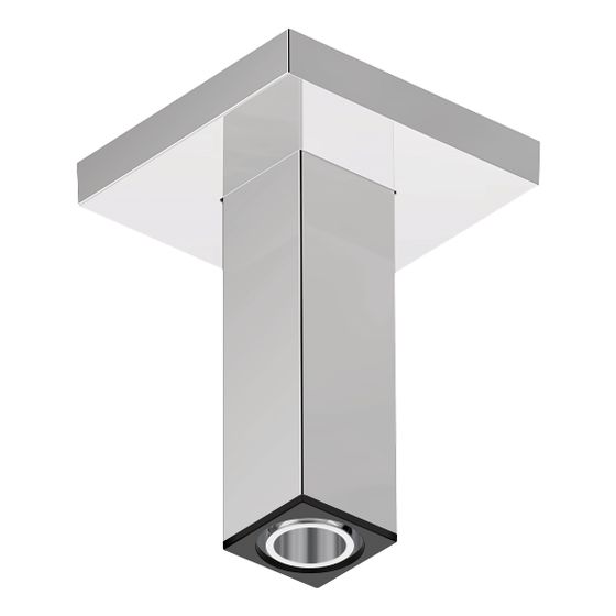 Hansgrohe Deckenanschluss E, 100mm, Unterputzmontage, Chrom