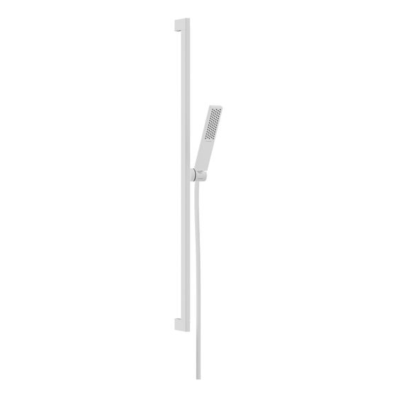 hansgrohe Pulsify E Brauseset 100mm 1jet EcoSmart mit Brausestange 900mm 8l/min Mattweiß