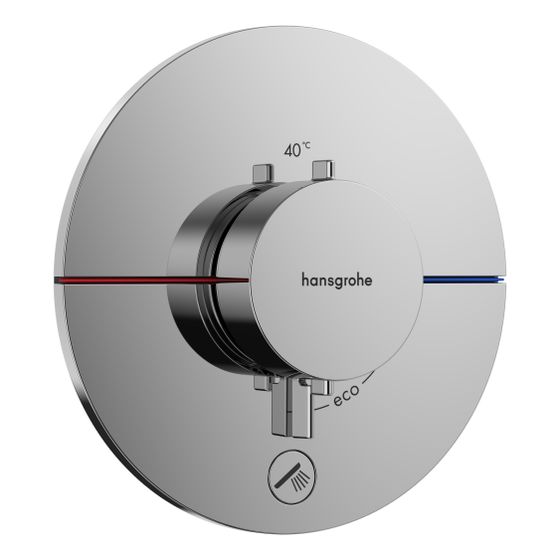 Hansgrohe ShowerSelect Comfort S Thermostat Unterputz, 32,8l/min, für 1 Verbraucher, einen zusätzlichen Abgang, Chrom