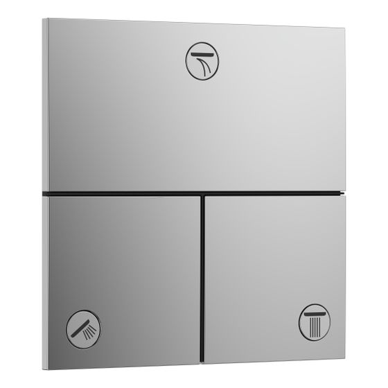 hansgrohe Shower Select Comfort E Ventil Unterputz Chrom für 3 Verbraucher
