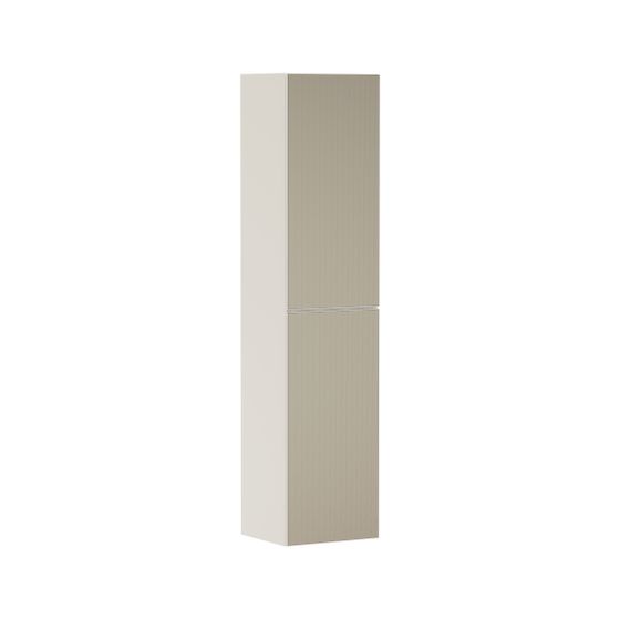 hansgrohe Xevolos E Hochschrank Sandbeige Matt 400x360mm Front Bronze Struktur, Türanschlag rechts