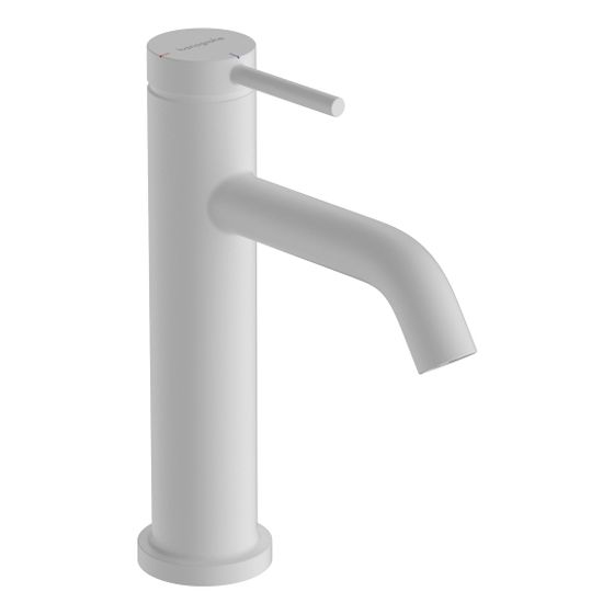 Hansgrohe Tecturis S Einhebel-Waschtischmischer 110mm, 4l/min, CoolStart EcoSmartPlus ohne Ablaufgarnitur, Mattweiß