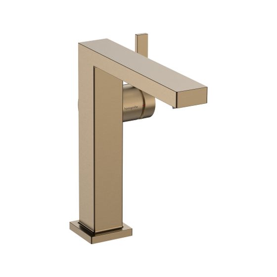 Hansgrohe Tecturis E Einhebel-Waschtischmischer 150mm, 5l/min, Fine CoolStart, Push-Open Ablaufgarnitur, Brushed Bronze