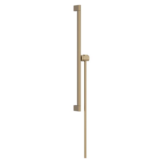 Hansgrohe Unica Brausestange S Puro 65cm, Easy Slide Handbrausehalter, Isiflex Brauseschlauch 160cm, Brushed Bronze