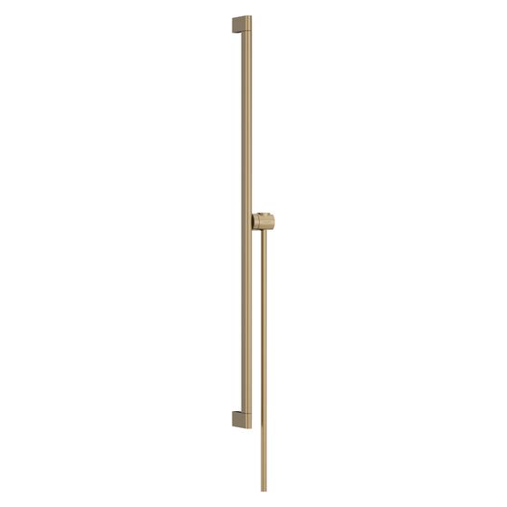 Hansgrohe Unica Brausestange S Puro 90cm, Easy Slide Handbrausehalter, Isiflex Brauseschlauch 160cm, Brushed Bronze