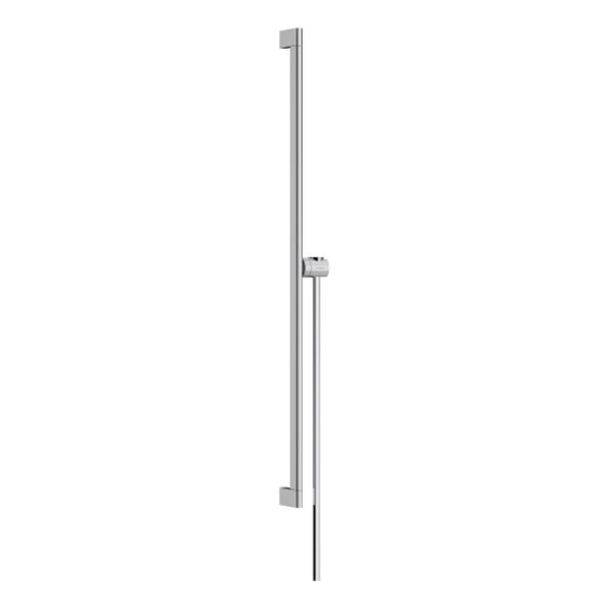 hansgrohe Unica Brausestange S Puro 950mm Chrom mit Easy Slide Handbrausehalter und Isiflex Brauseschlauch 1,60m